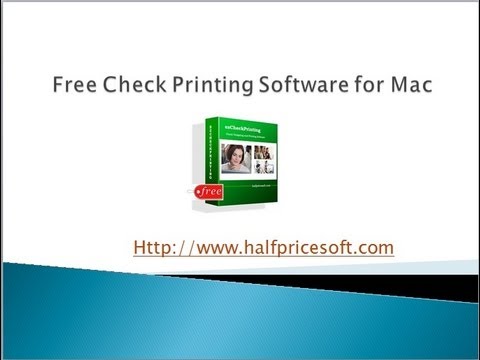 business check printing apps for mac